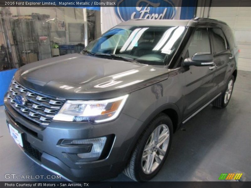 Magnetic Metallic / Ebony Black 2016 Ford Explorer Limited
