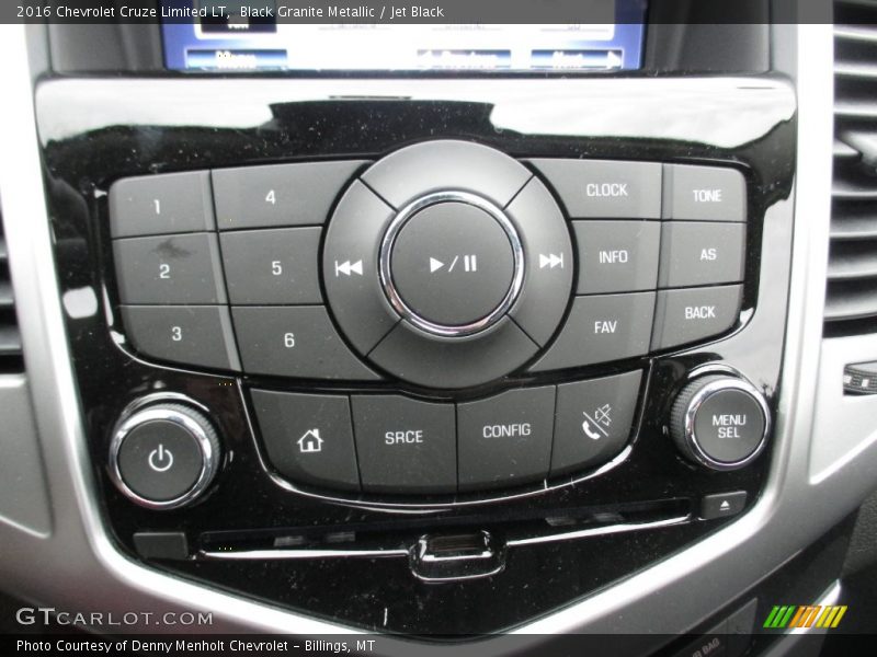 Black Granite Metallic / Jet Black 2016 Chevrolet Cruze Limited LT