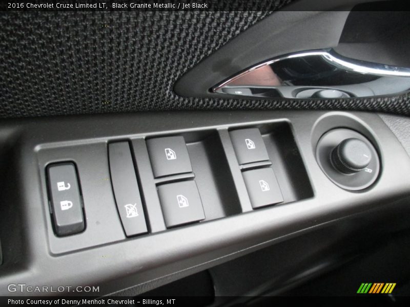 Black Granite Metallic / Jet Black 2016 Chevrolet Cruze Limited LT