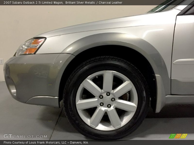 Brilliant Silver Metallic / Charcoal Leather 2007 Subaru Outback 2.5i Limited Wagon