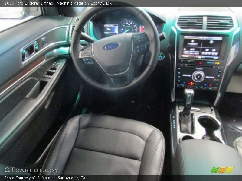 Magnetic Metallic / Ebony Black 2016 Ford Explorer Limited