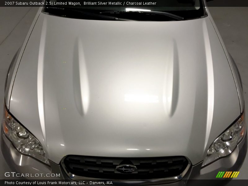 Brilliant Silver Metallic / Charcoal Leather 2007 Subaru Outback 2.5i Limited Wagon