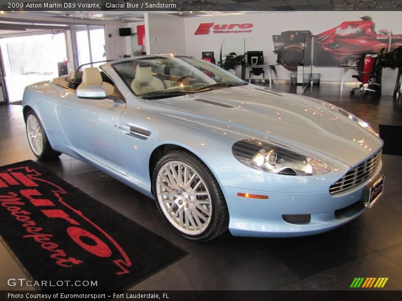 Glacial Blue / Sandstorm 2009 Aston Martin DB9 Volante
