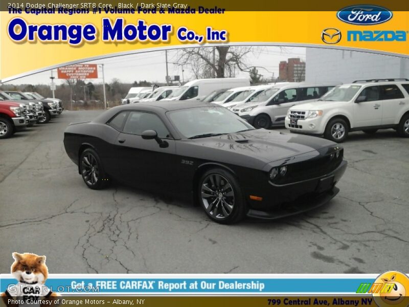 Black / Dark Slate Gray 2014 Dodge Challenger SRT8 Core