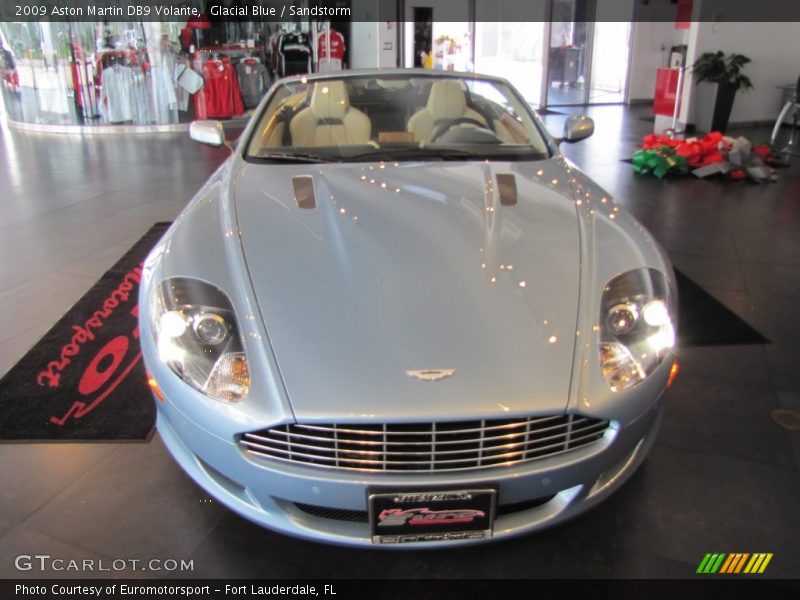 Glacial Blue / Sandstorm 2009 Aston Martin DB9 Volante