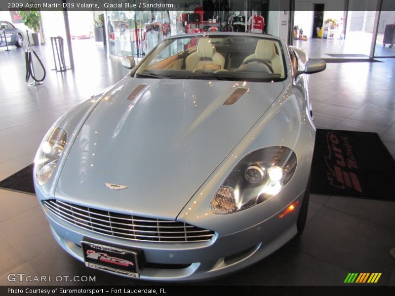 Glacial Blue / Sandstorm 2009 Aston Martin DB9 Volante