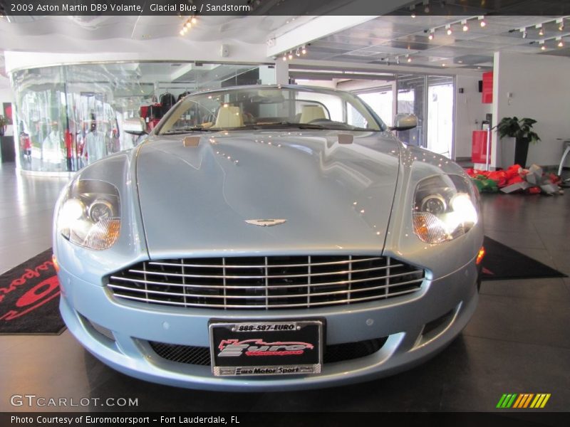Glacial Blue / Sandstorm 2009 Aston Martin DB9 Volante