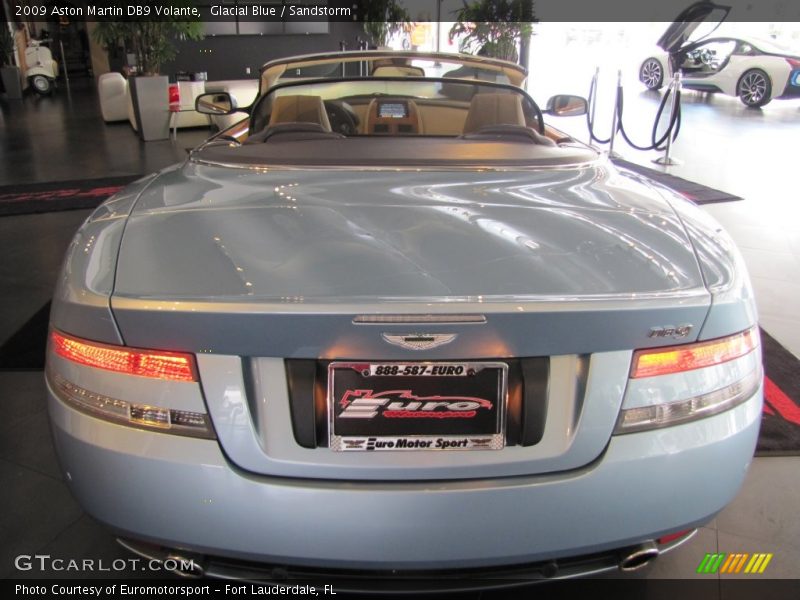 Glacial Blue / Sandstorm 2009 Aston Martin DB9 Volante