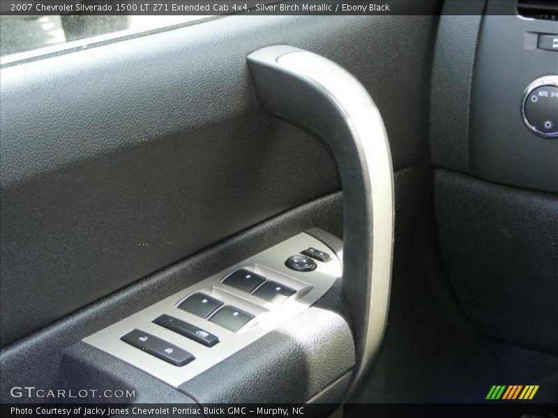 Silver Birch Metallic / Ebony Black 2007 Chevrolet Silverado 1500 LT Z71 Extended Cab 4x4
