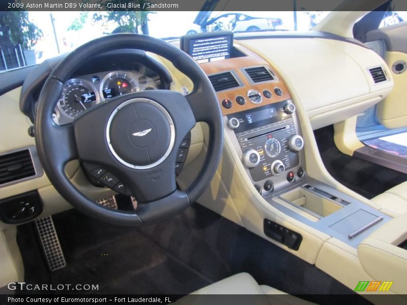 Glacial Blue / Sandstorm 2009 Aston Martin DB9 Volante