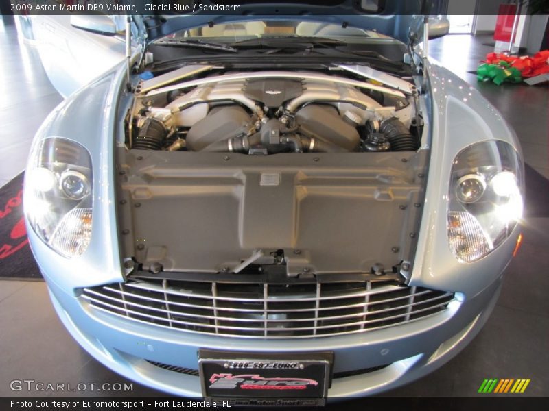 Glacial Blue / Sandstorm 2009 Aston Martin DB9 Volante