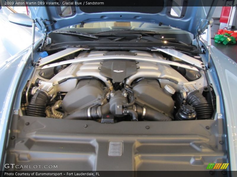Glacial Blue / Sandstorm 2009 Aston Martin DB9 Volante