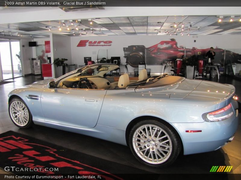 Glacial Blue / Sandstorm 2009 Aston Martin DB9 Volante