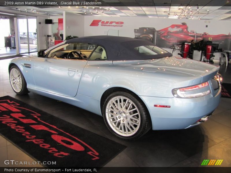 Glacial Blue / Sandstorm 2009 Aston Martin DB9 Volante