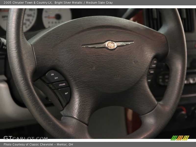 Bright Silver Metallic / Medium Slate Gray 2005 Chrysler Town & Country LX