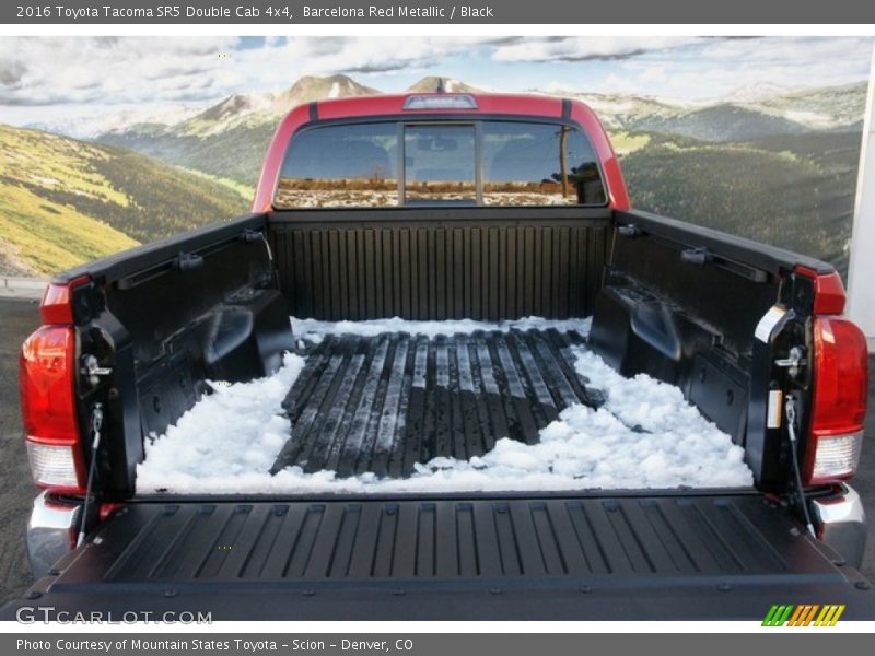 Barcelona Red Metallic / Black 2016 Toyota Tacoma SR5 Double Cab 4x4