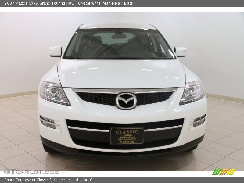 Crystal White Pearl Mica / Black 2007 Mazda CX-9 Grand Touring AWD