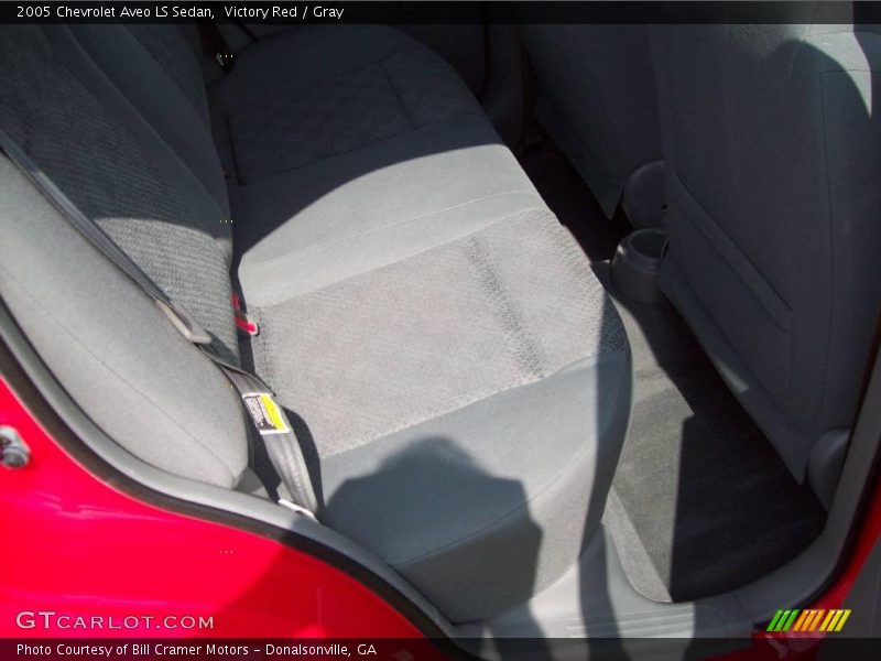 Victory Red / Gray 2005 Chevrolet Aveo LS Sedan