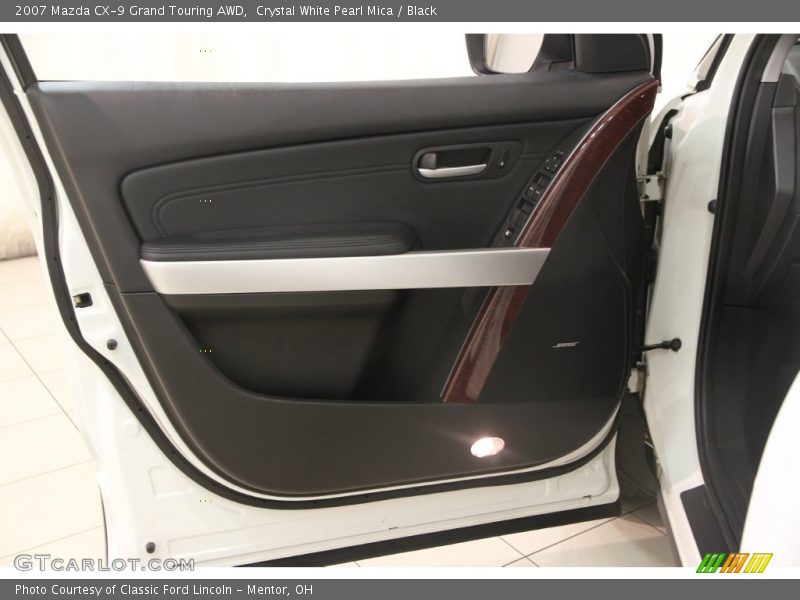 Crystal White Pearl Mica / Black 2007 Mazda CX-9 Grand Touring AWD