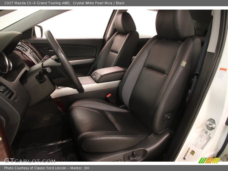 Crystal White Pearl Mica / Black 2007 Mazda CX-9 Grand Touring AWD