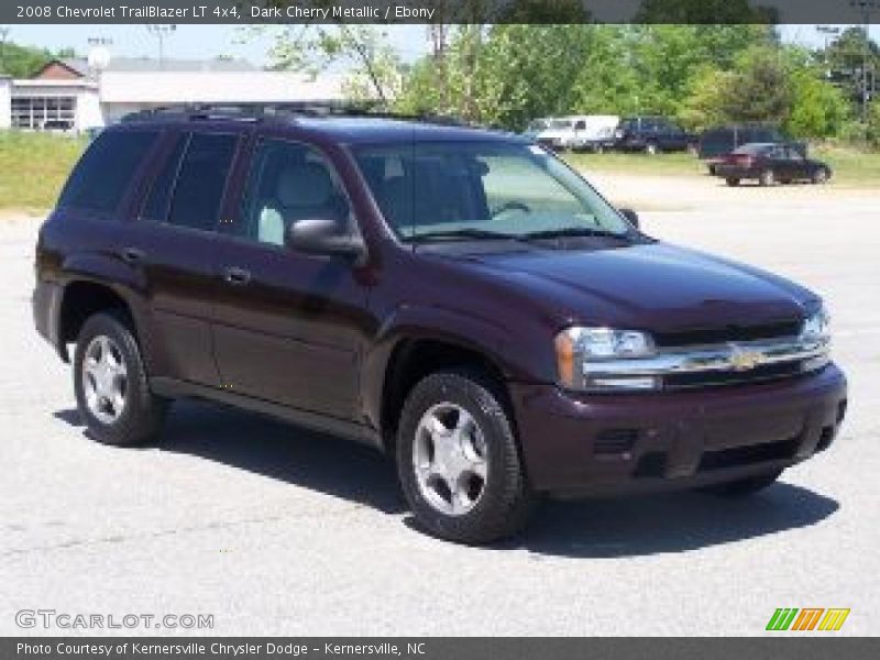 Dark Cherry Metallic / Ebony 2008 Chevrolet TrailBlazer LT 4x4
