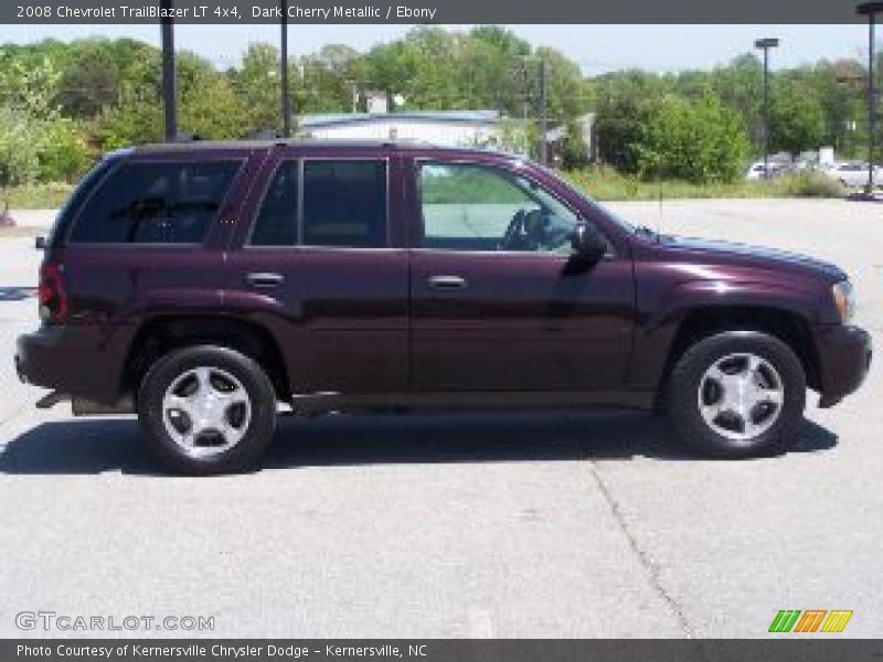 Dark Cherry Metallic / Ebony 2008 Chevrolet TrailBlazer LT 4x4