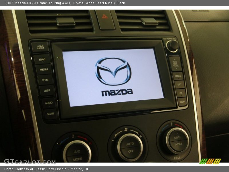 Crystal White Pearl Mica / Black 2007 Mazda CX-9 Grand Touring AWD