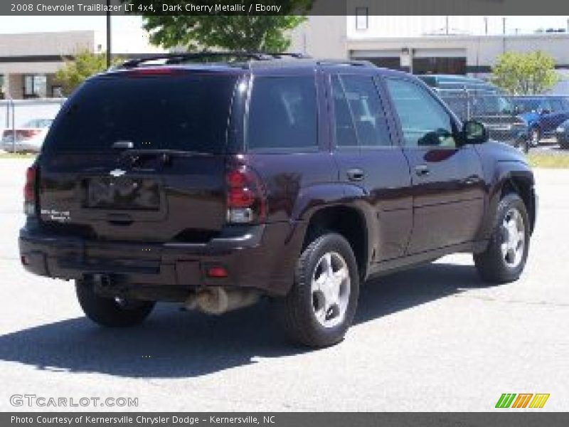 Dark Cherry Metallic / Ebony 2008 Chevrolet TrailBlazer LT 4x4