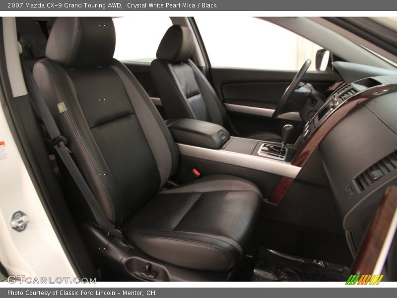 Crystal White Pearl Mica / Black 2007 Mazda CX-9 Grand Touring AWD