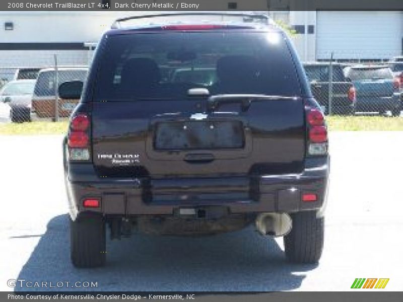 Dark Cherry Metallic / Ebony 2008 Chevrolet TrailBlazer LT 4x4