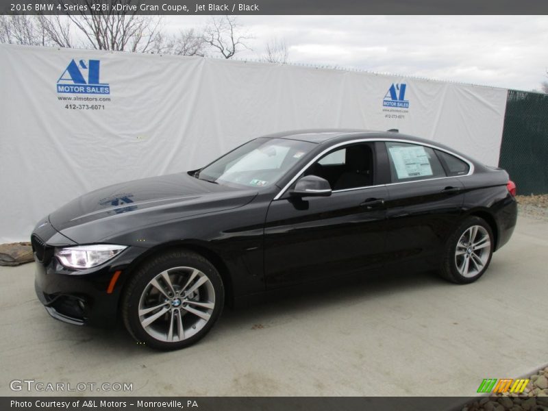 Jet Black / Black 2016 BMW 4 Series 428i xDrive Gran Coupe