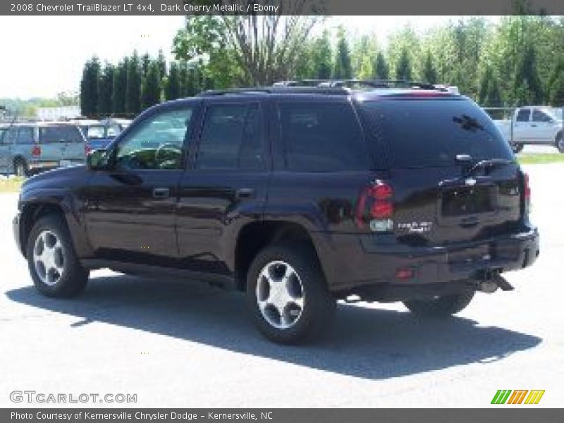 Dark Cherry Metallic / Ebony 2008 Chevrolet TrailBlazer LT 4x4