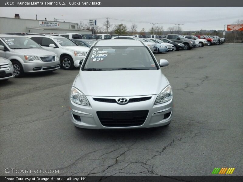 Quicksilver / Black 2010 Hyundai Elantra Touring GLS