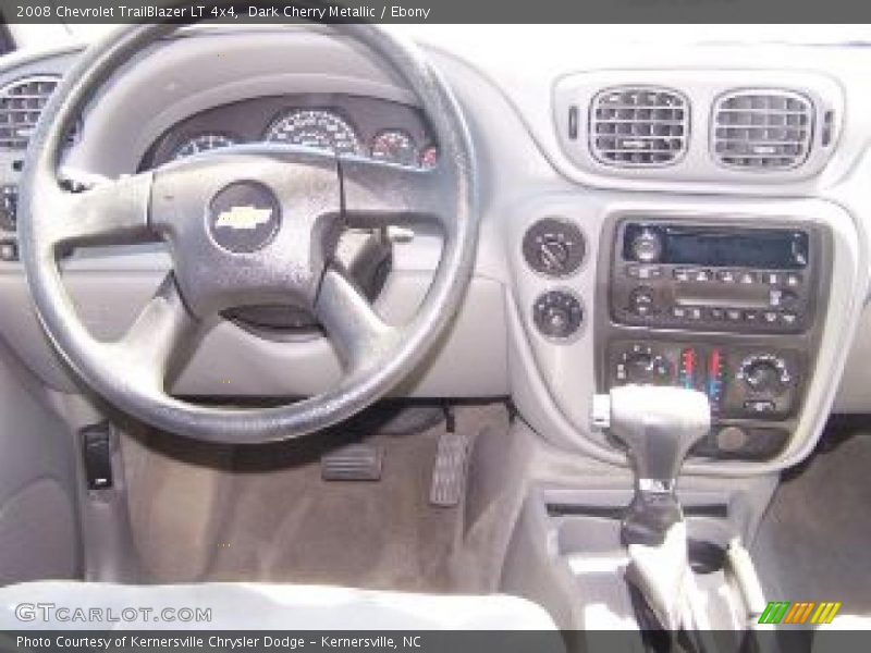 Dark Cherry Metallic / Ebony 2008 Chevrolet TrailBlazer LT 4x4