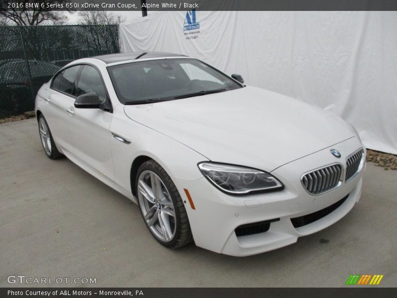 Front 3/4 View of 2016 6 Series 650i xDrive Gran Coupe