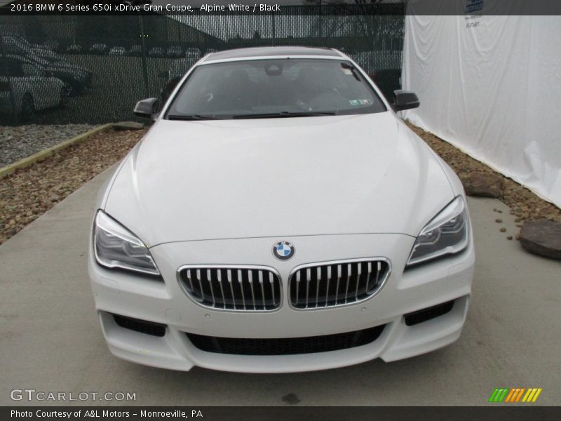 Alpine White / Black 2016 BMW 6 Series 650i xDrive Gran Coupe