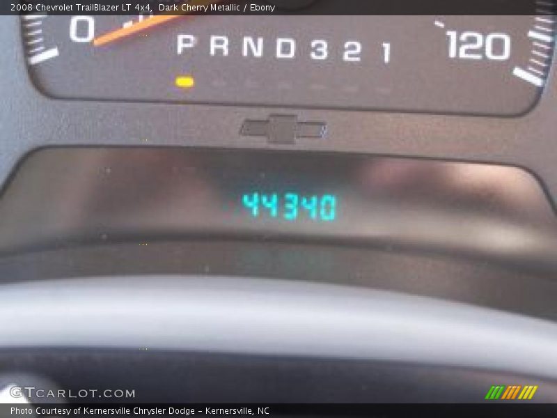 Dark Cherry Metallic / Ebony 2008 Chevrolet TrailBlazer LT 4x4