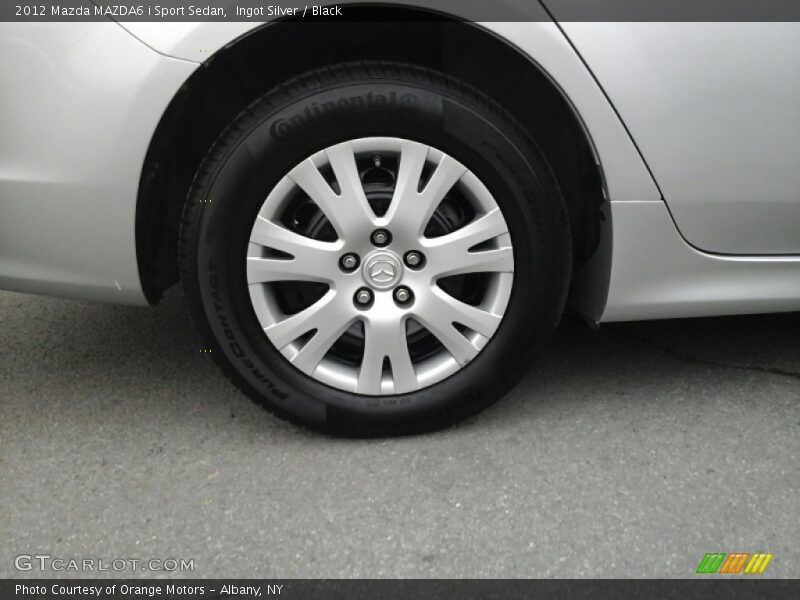 Ingot Silver / Black 2012 Mazda MAZDA6 i Sport Sedan