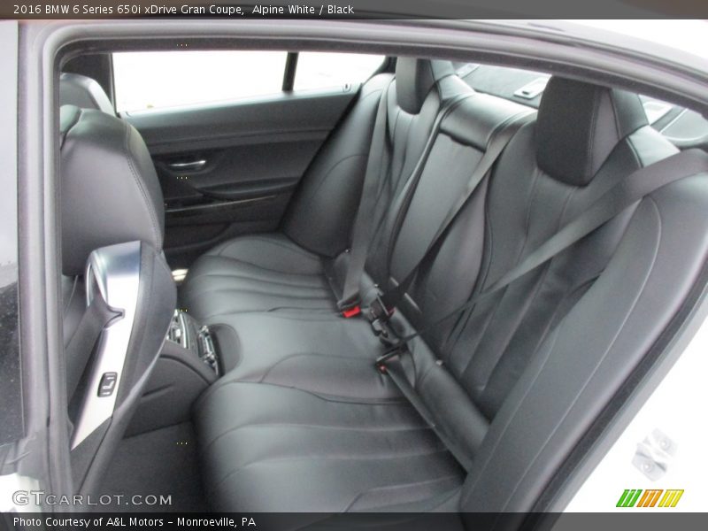 Rear Seat of 2016 6 Series 650i xDrive Gran Coupe