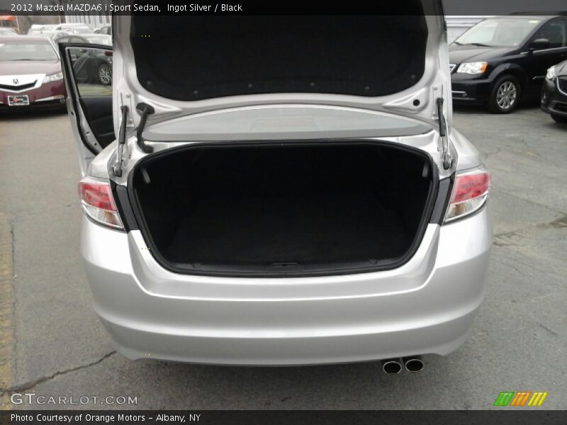 Ingot Silver / Black 2012 Mazda MAZDA6 i Sport Sedan