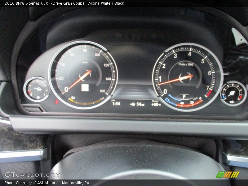  2016 6 Series 650i xDrive Gran Coupe 650i xDrive Gran Coupe Gauges