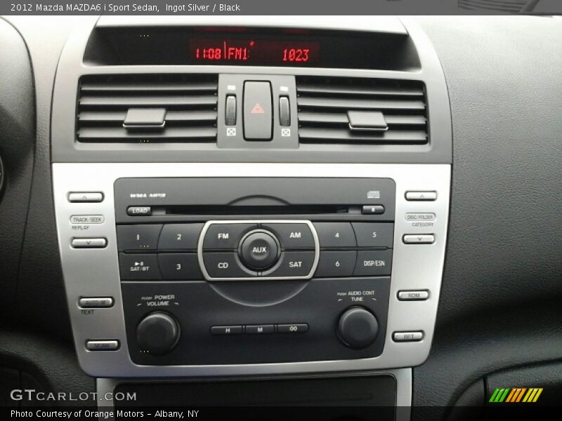 Ingot Silver / Black 2012 Mazda MAZDA6 i Sport Sedan