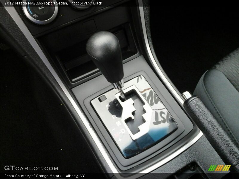 Ingot Silver / Black 2012 Mazda MAZDA6 i Sport Sedan