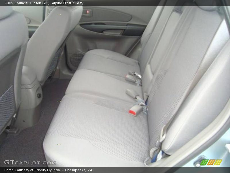 Alpine Frost / Gray 2009 Hyundai Tucson GLS