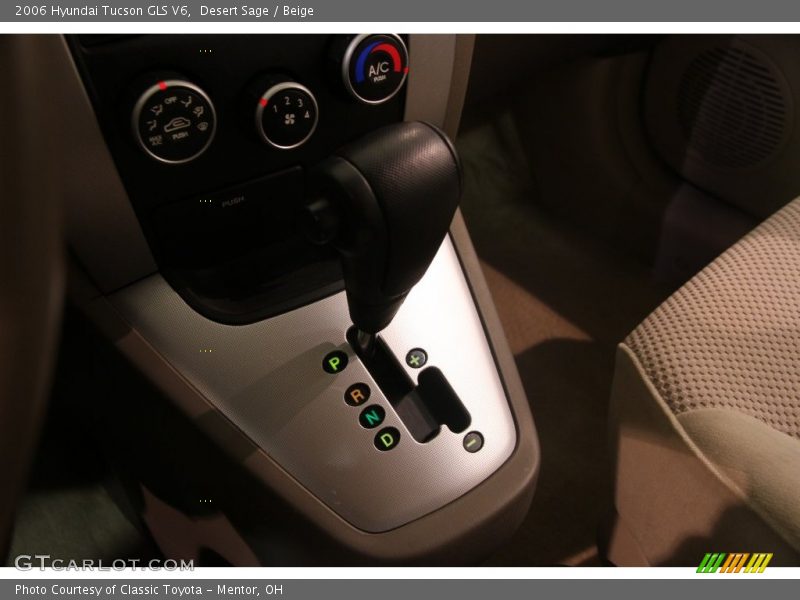 Desert Sage / Beige 2006 Hyundai Tucson GLS V6