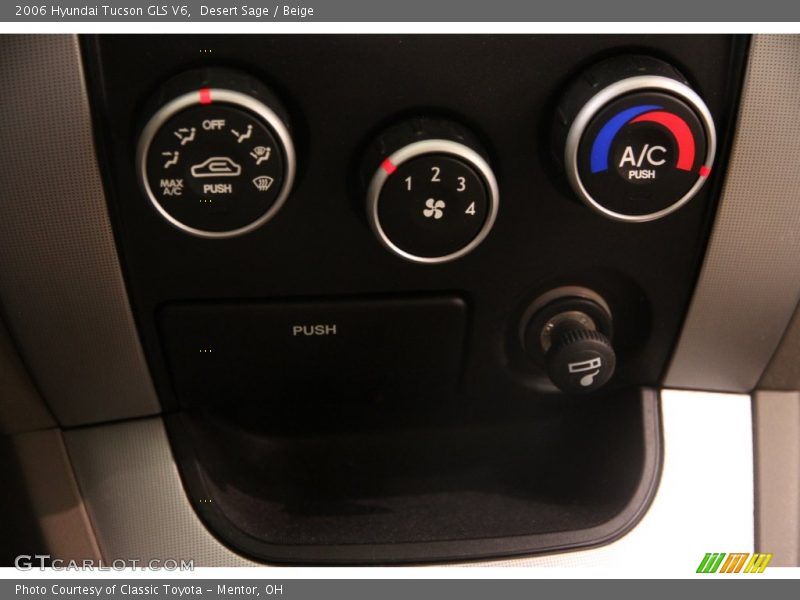 Desert Sage / Beige 2006 Hyundai Tucson GLS V6