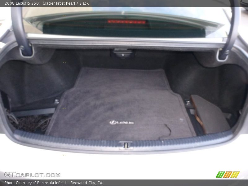 Glacier Frost Pearl / Black 2008 Lexus IS 350