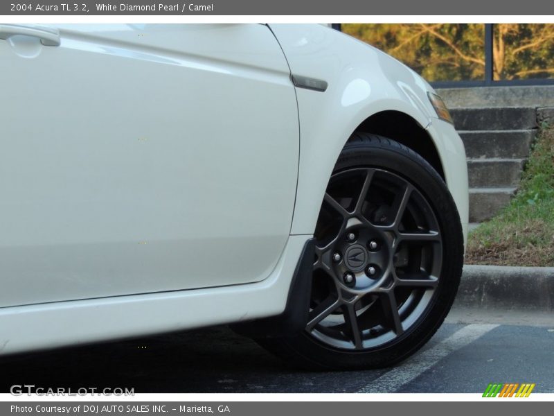 White Diamond Pearl / Camel 2004 Acura TL 3.2