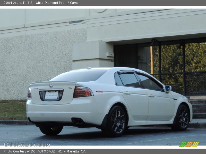 White Diamond Pearl / Camel 2004 Acura TL 3.2