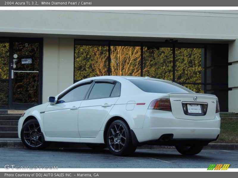 White Diamond Pearl / Camel 2004 Acura TL 3.2